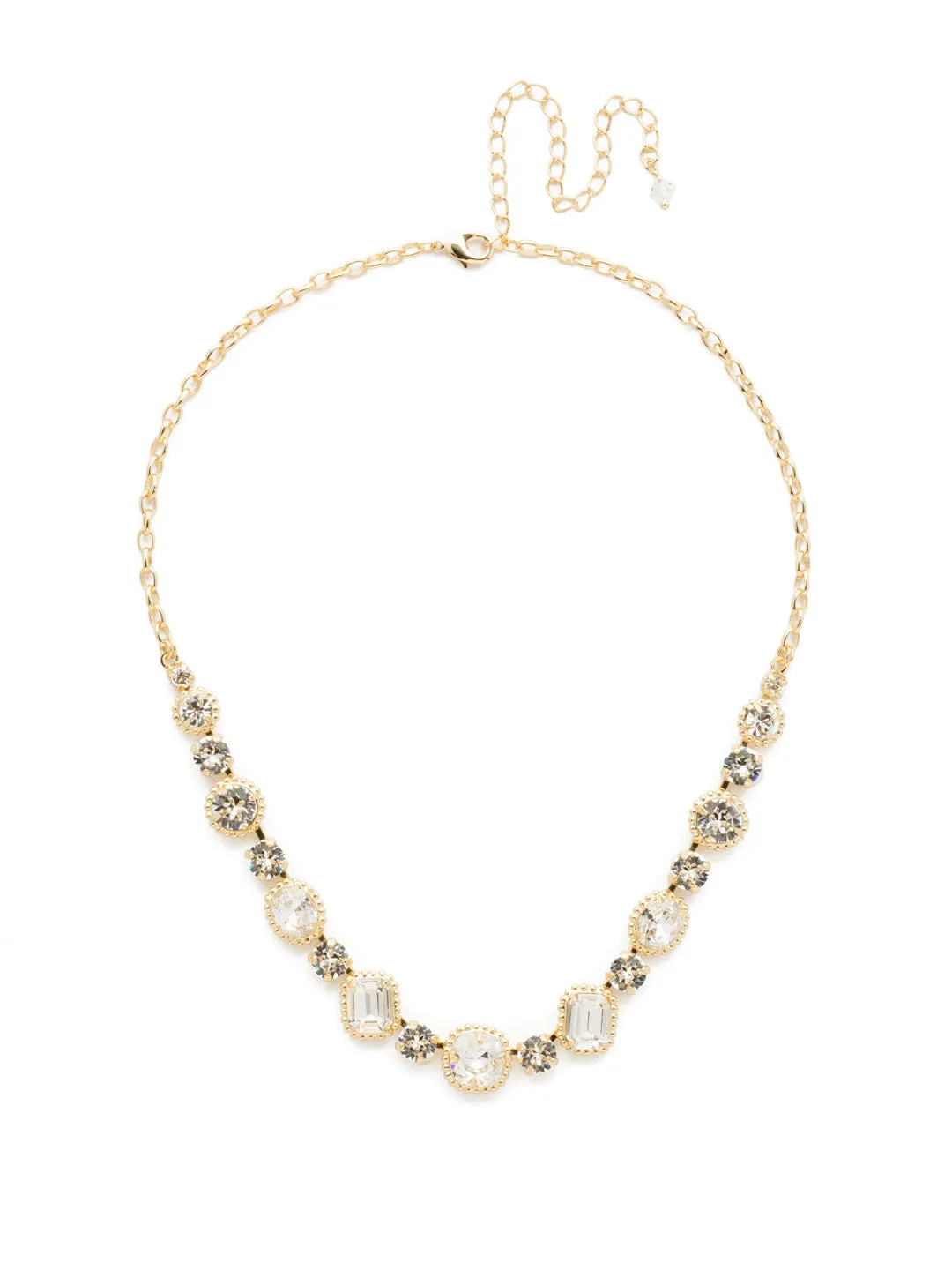 Embellished Elegance Necklace - NDK14BGCRY