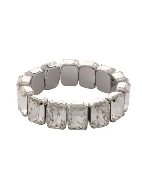 Emerald Cut Stretch Bracelet - 4BFF70PDCRY