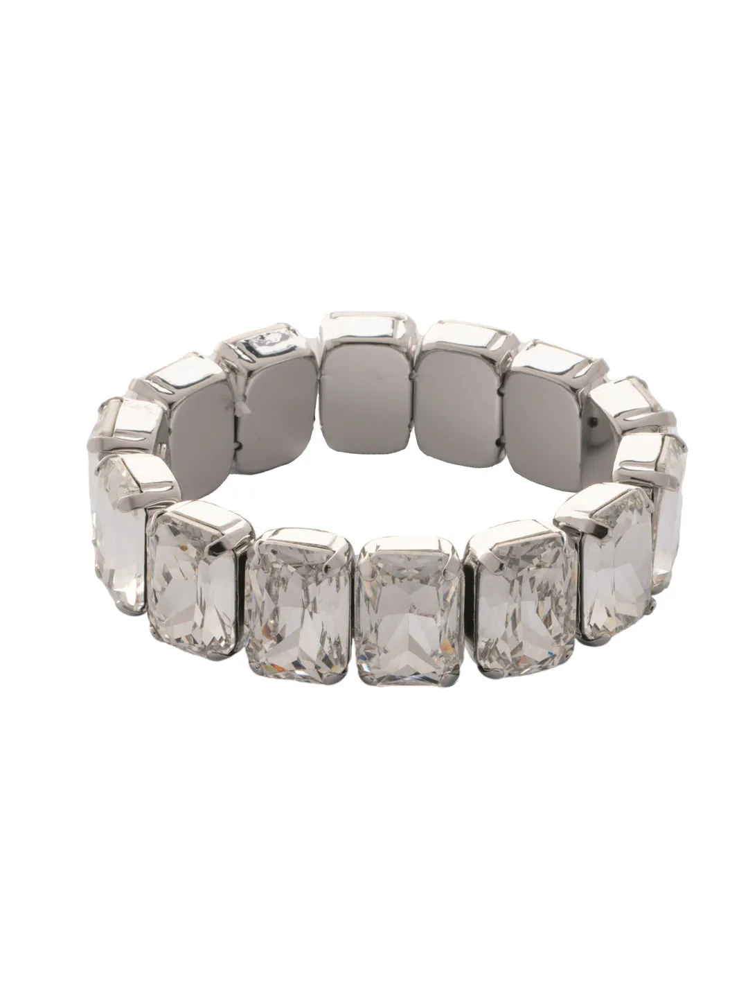 Emerald Cut Stretch Bracelet - 4BFF70PDCRY