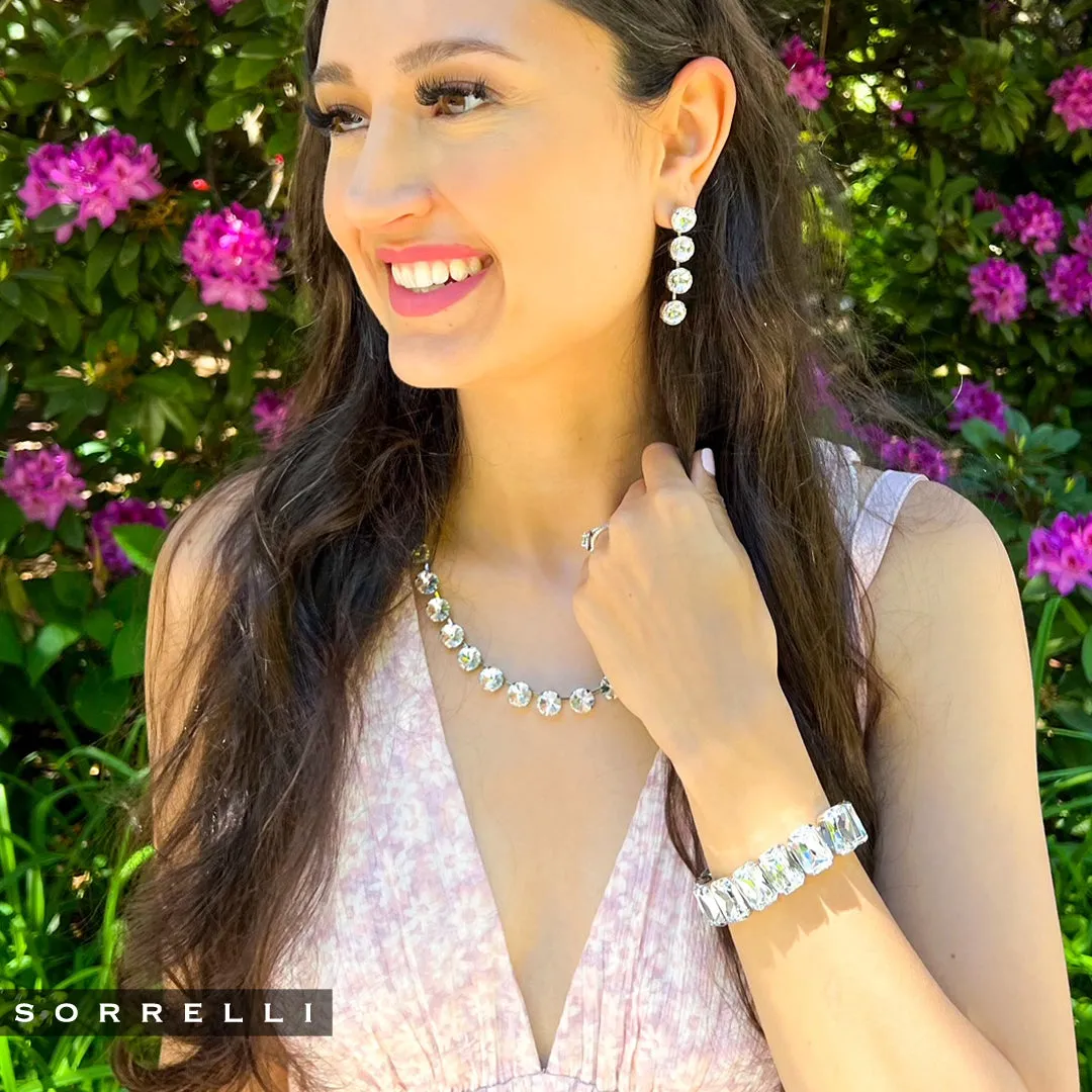 Emerald Cut Stretch Bracelet - 4BFF70PDCRY