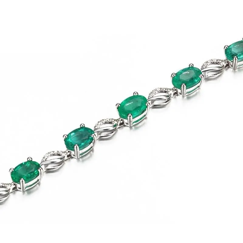 Emerald Gemstone Bracelets
