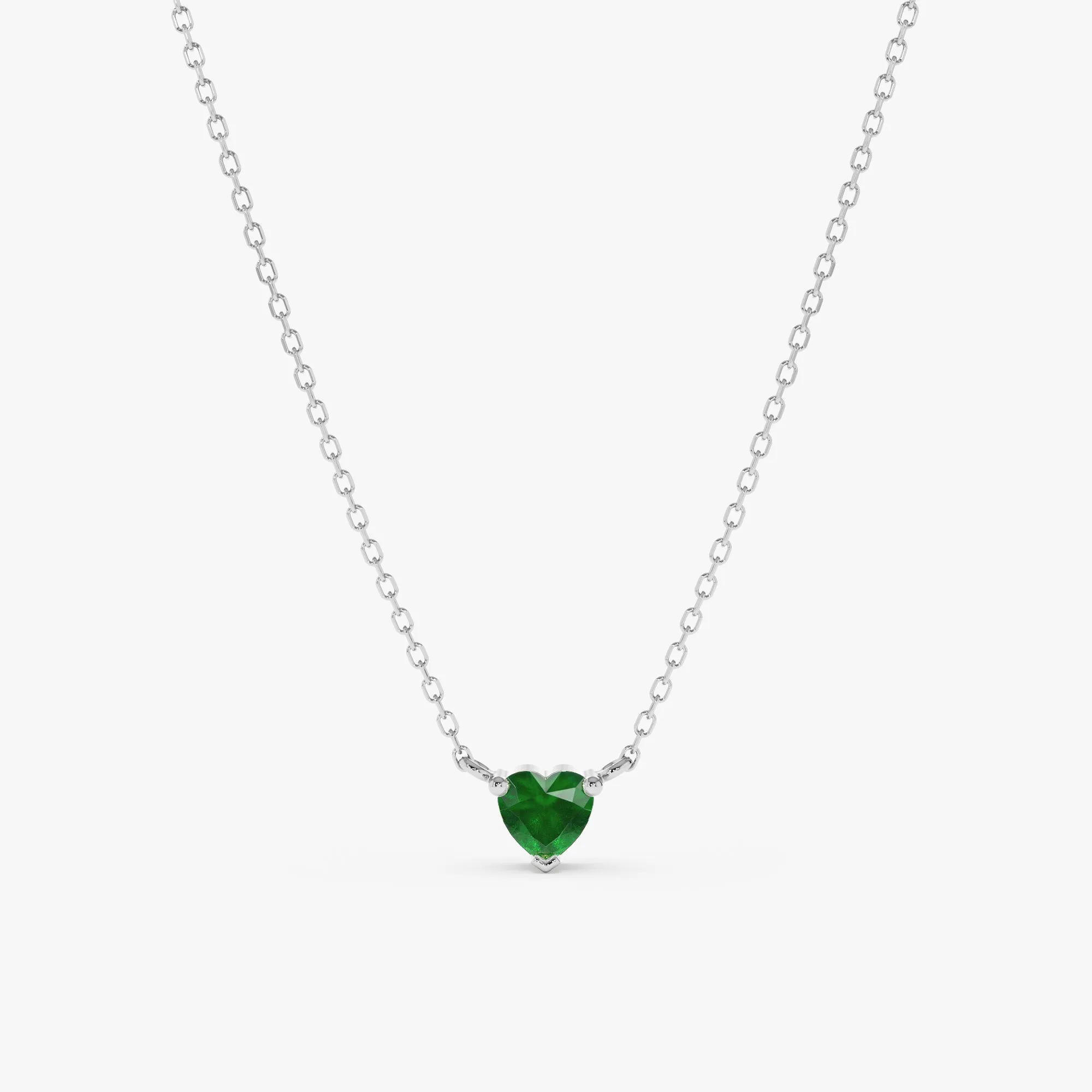 Emerald Heart Necklace, Corin