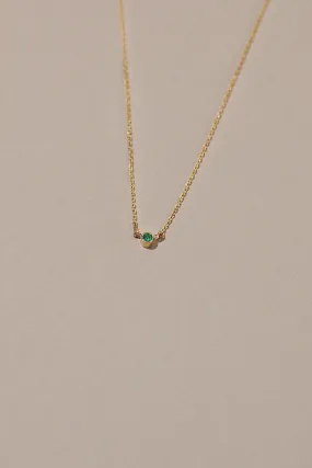 EVERGREEN EMERALD NECKLACE