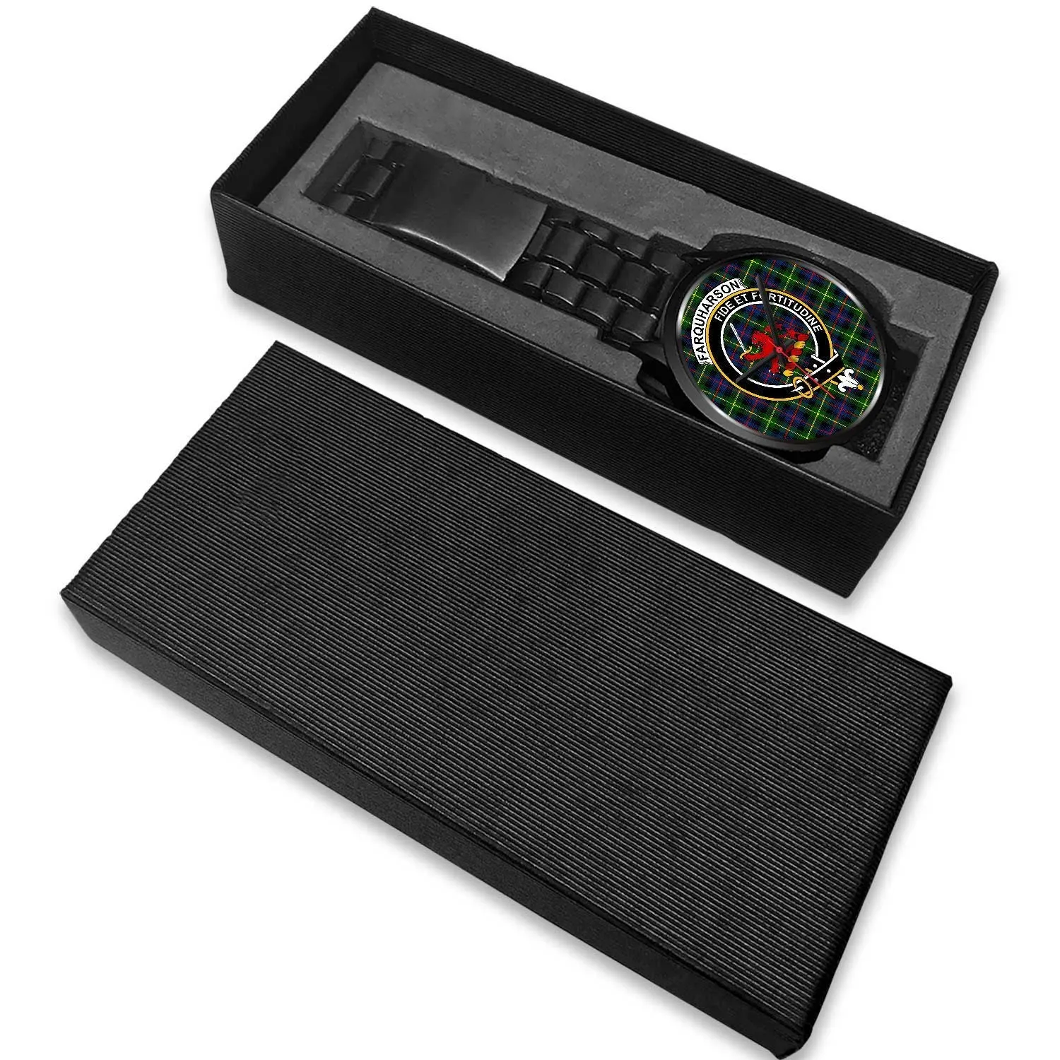 Farquharson Modern Clan Badge Tartan Black Watch