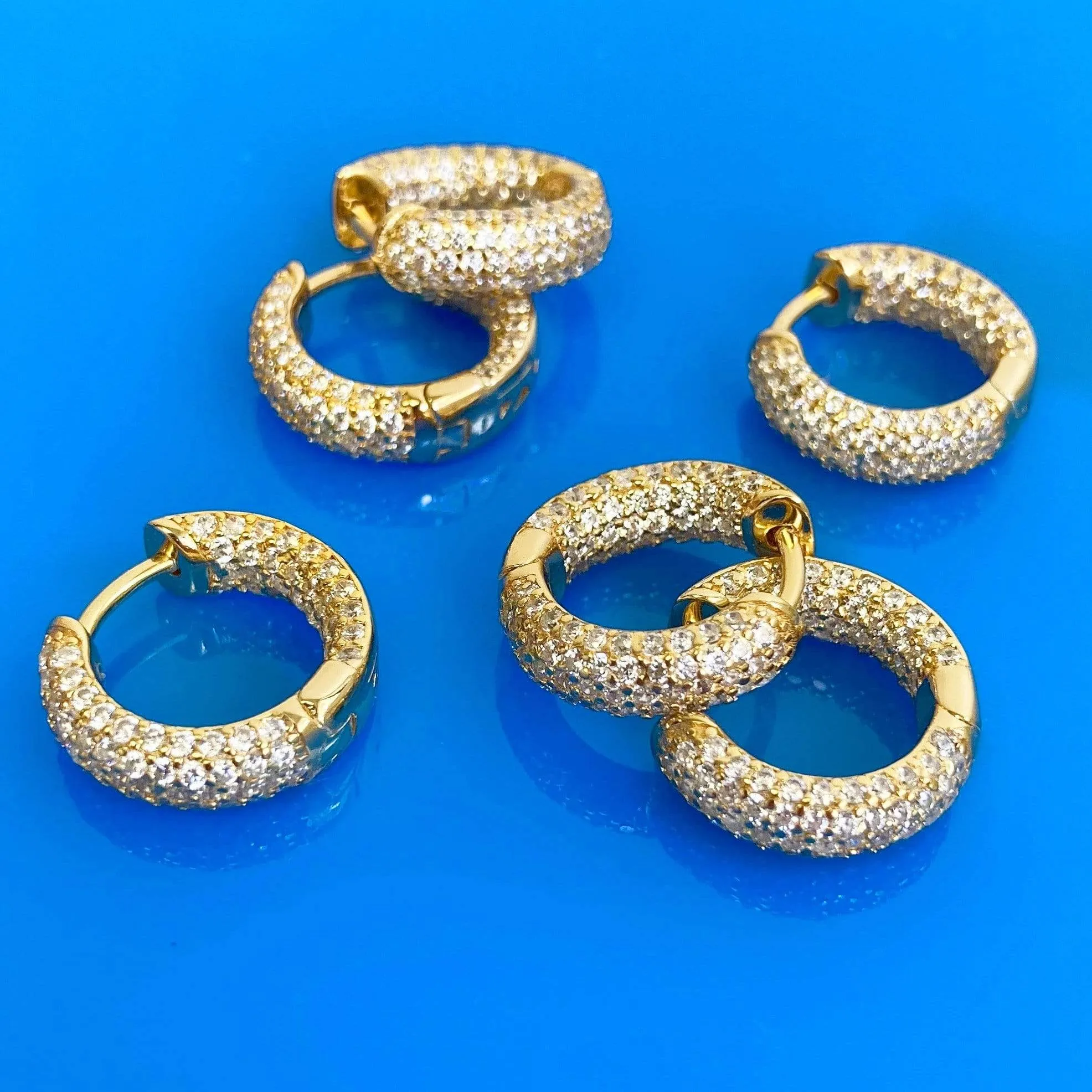Frosted | Huggie Hoop Earrings