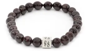 Garnet Natural Gemstone Centerpiece Bracelet
