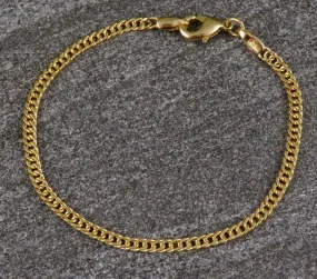 Gold Filled Curb Chain Bracelet