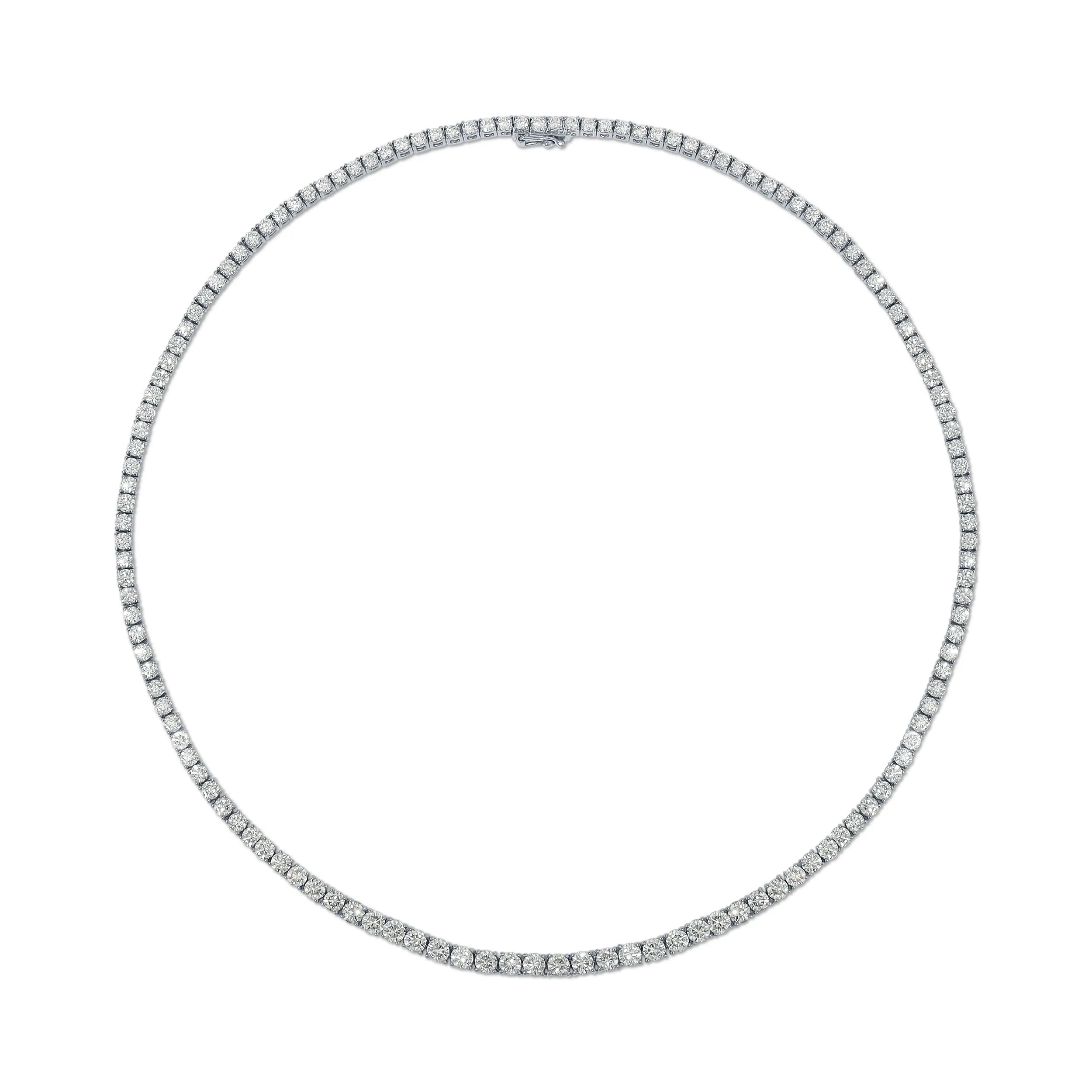 GRADUATED DIAMOND HEPBURN CHOKER