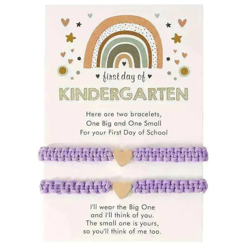 Hand Weaving Golden Love Bracelet