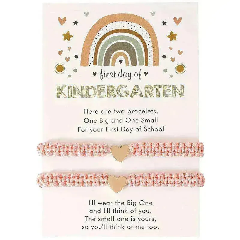 Hand Weaving Golden Love Bracelet