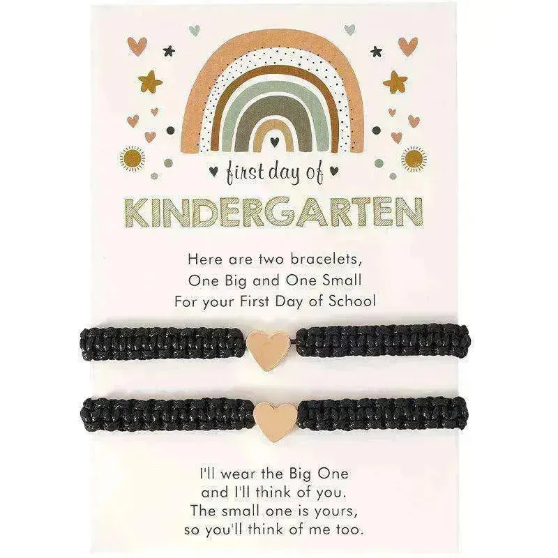 Hand Weaving Golden Love Bracelet