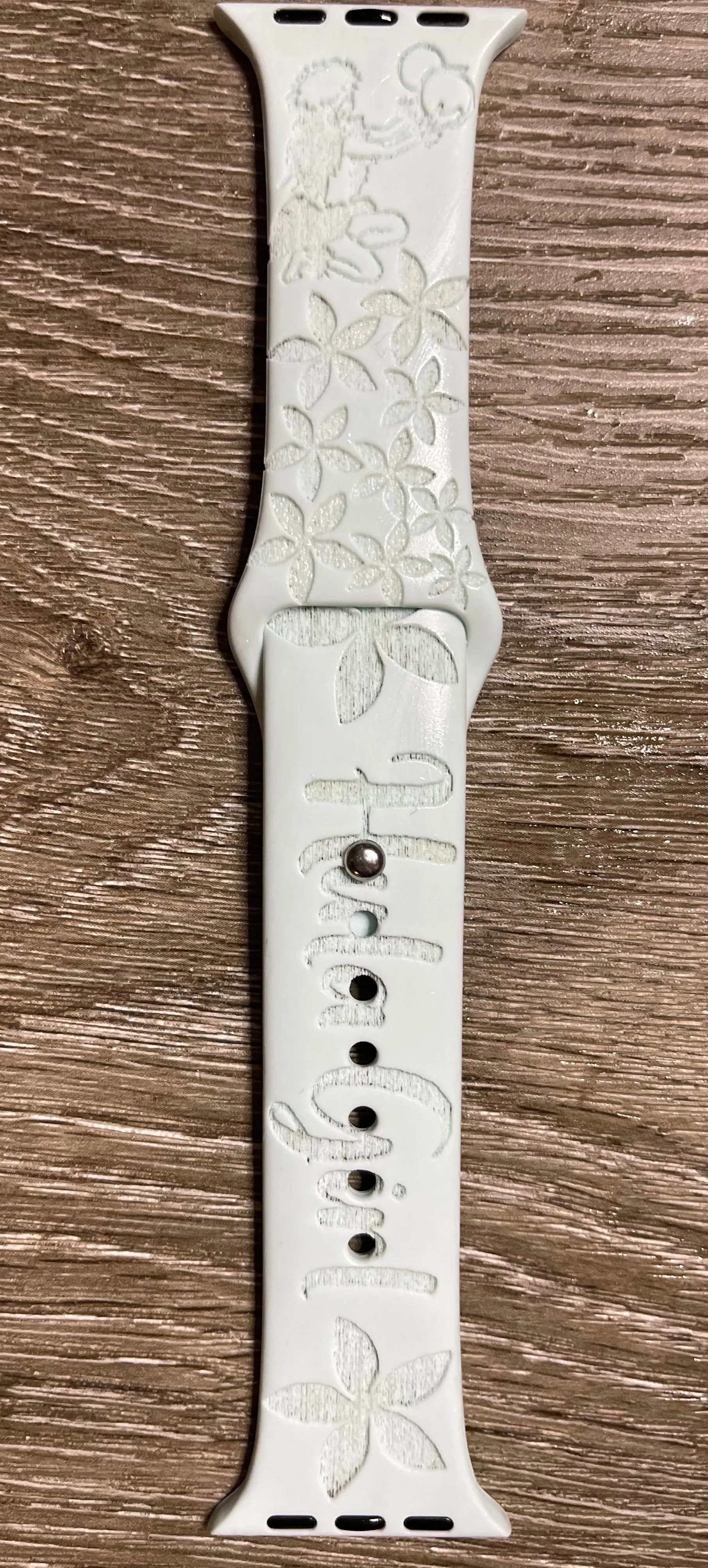 Hula Girl Engraved iWatch Band
