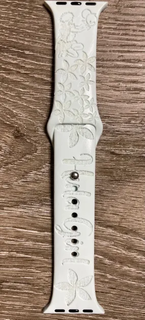 Hula Girl Engraved iWatch Band