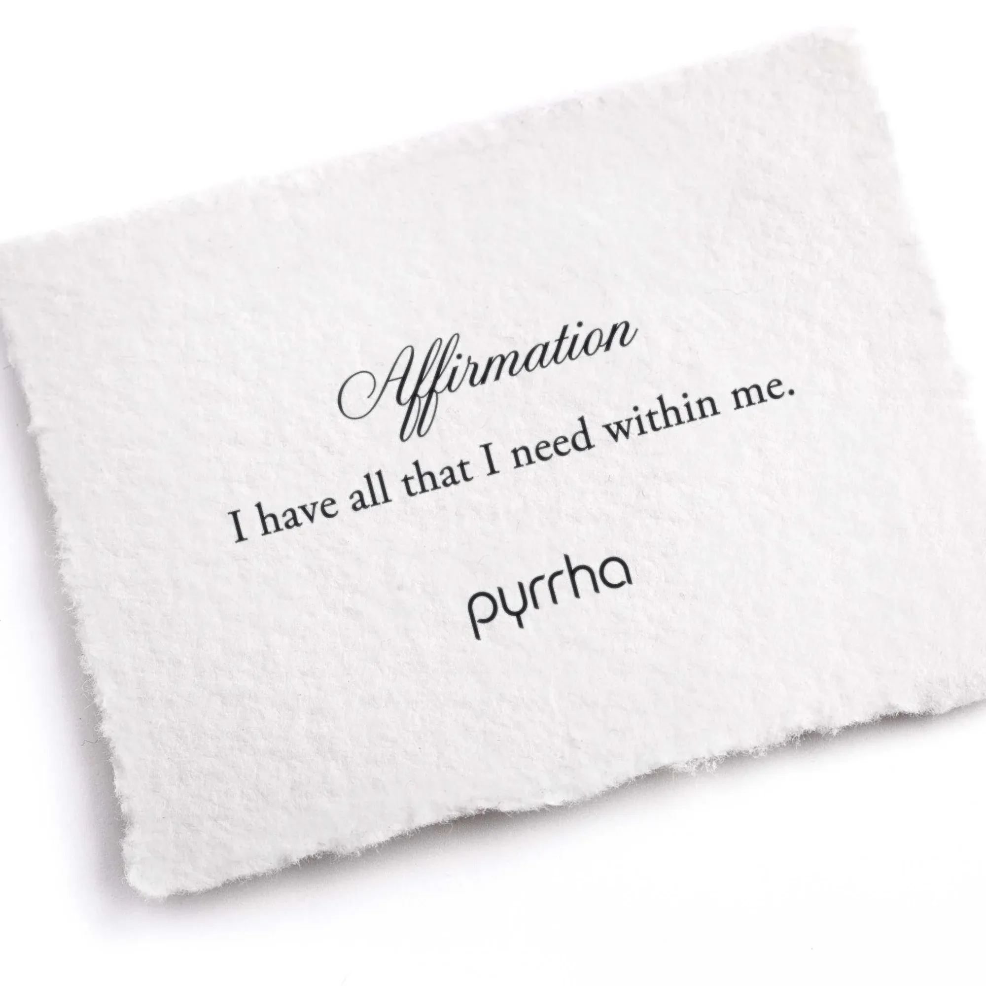 I Have All That I Need Within Me Affirmation Talisman Chain Bracelet