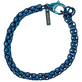 Invicta Men's Bracelet - Elements 9.25" Blue Stainless Steel Hook Buckle | 39643