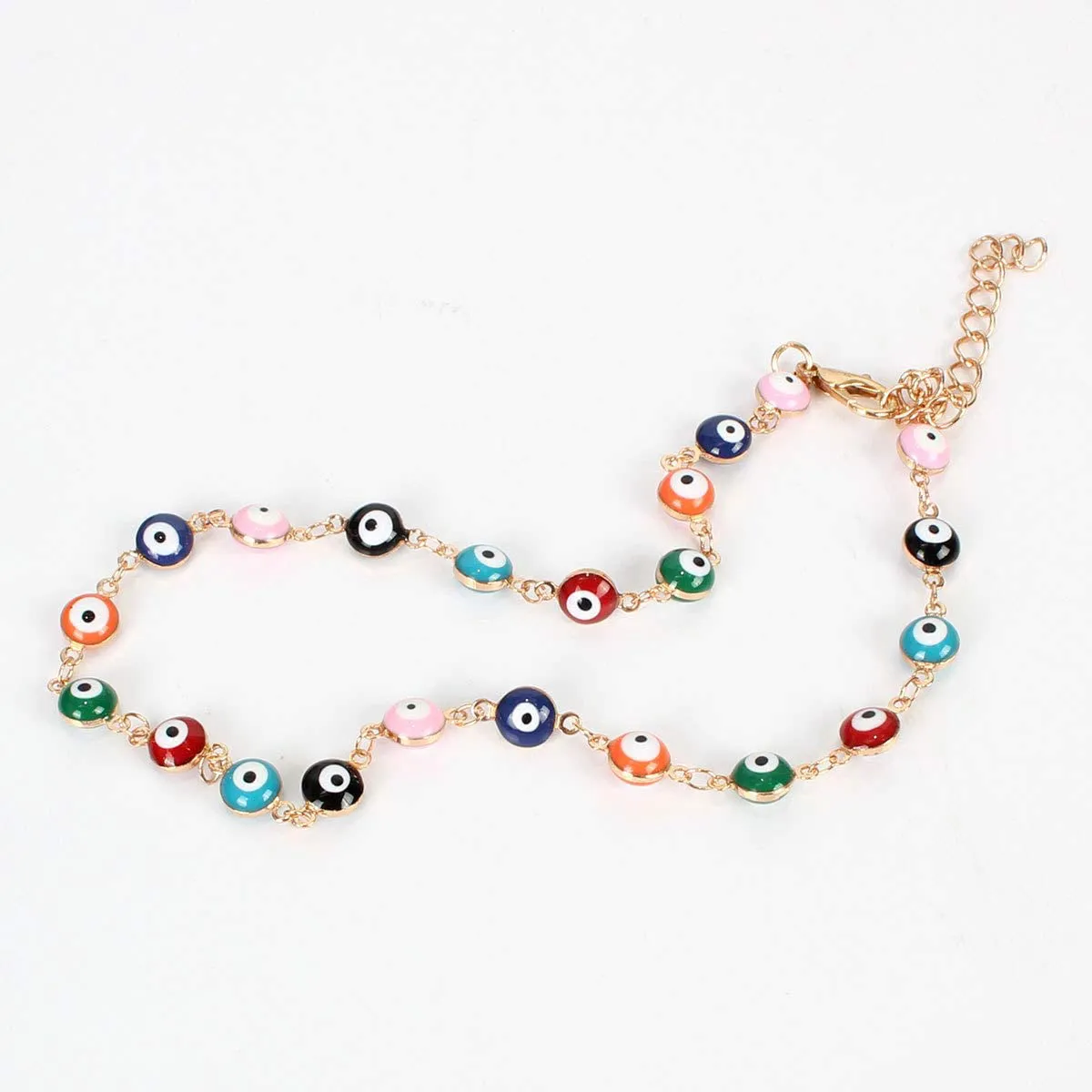 Kercisbeauty Evil Eyes Choker for Women Girls Gold Necklace for Party Gift Her Jewelry