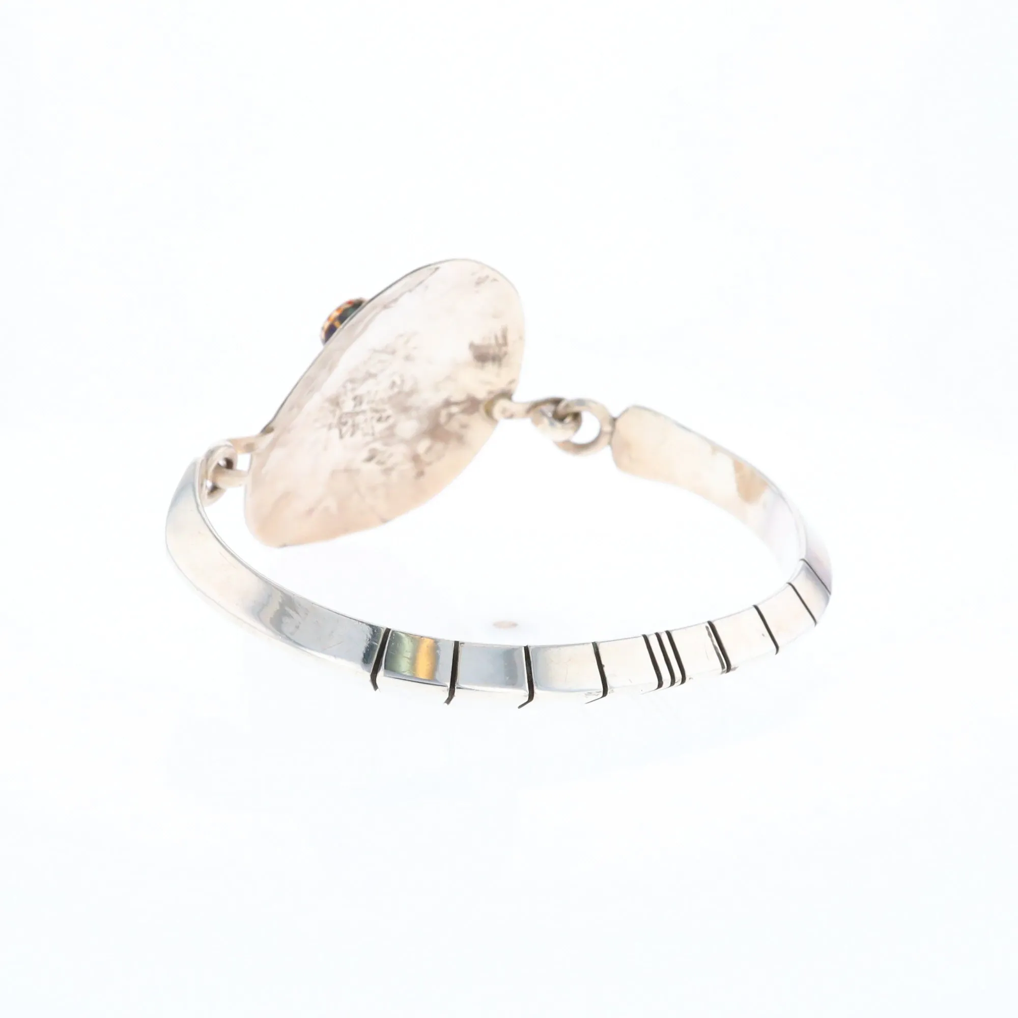 Kokopelli Amber and Amethyst Bracelet