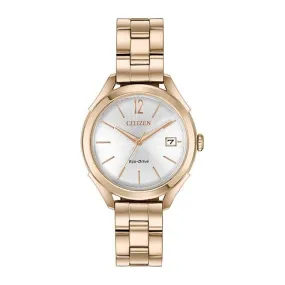 Ladies Bracelet Dress Stainless Steel Gold Watch FE6143-56A