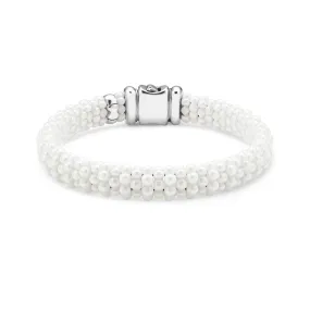 LAGOS White Caviar Ceramic Beaded Bracelet