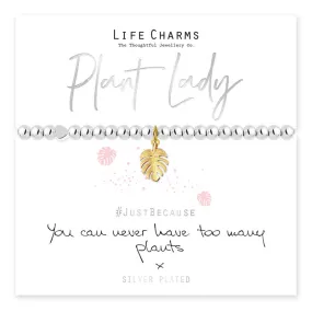 Life charms plant lady Bracelet