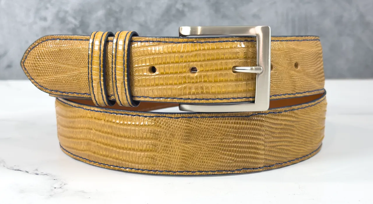 Lizard Belt: Tan