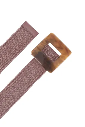 Mahana Elasticised Belt Mauve
