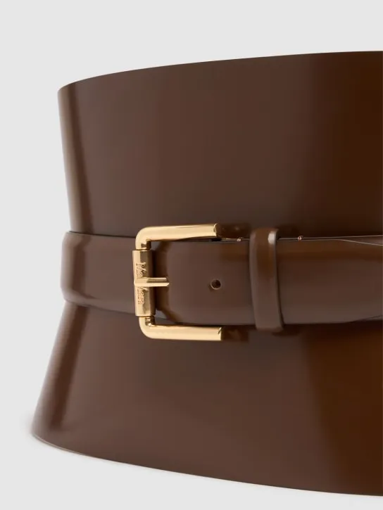 Max Mara   175 Bustier leather belt 