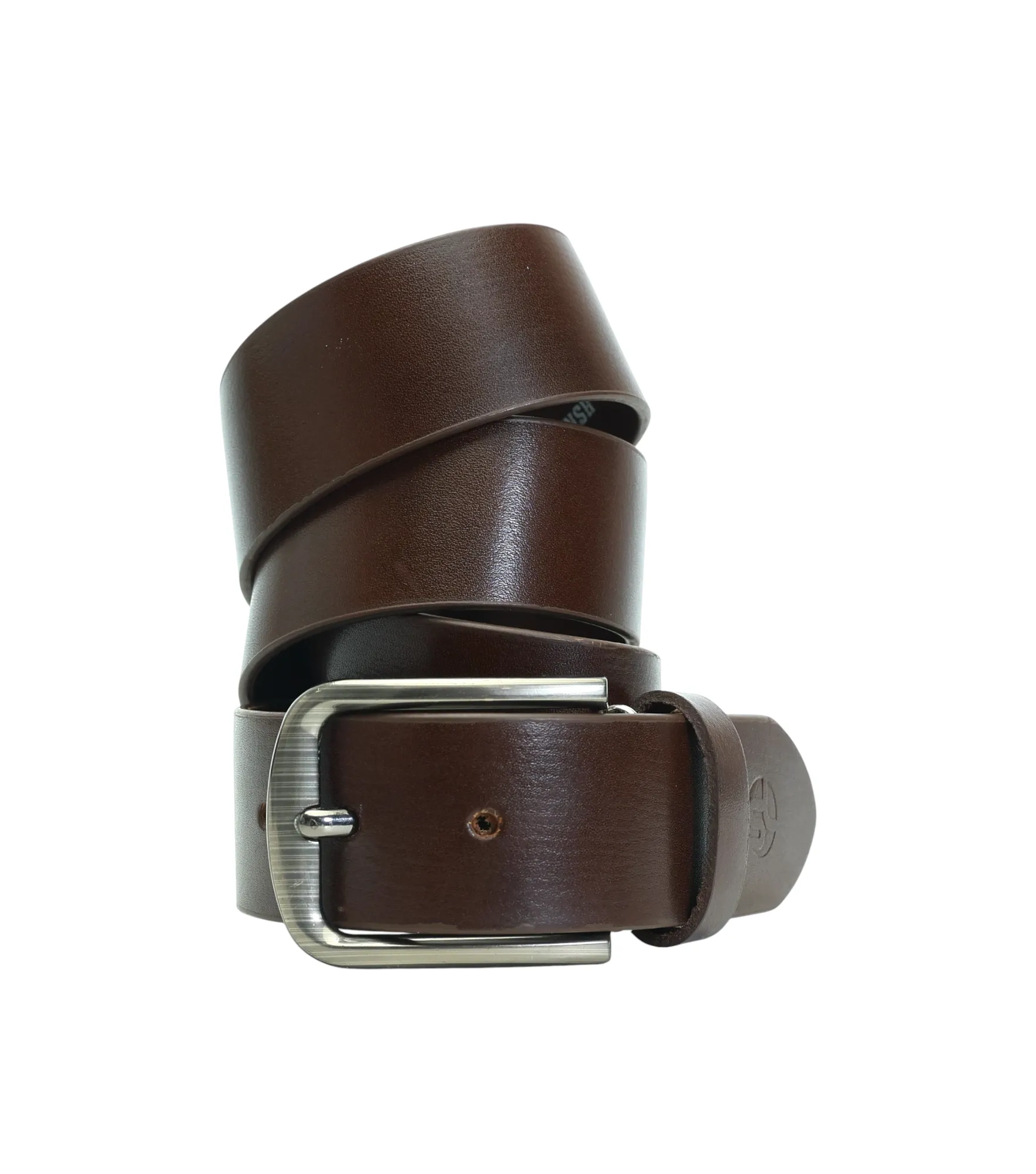 Mens Formal leather Belt 40411(BROWN)