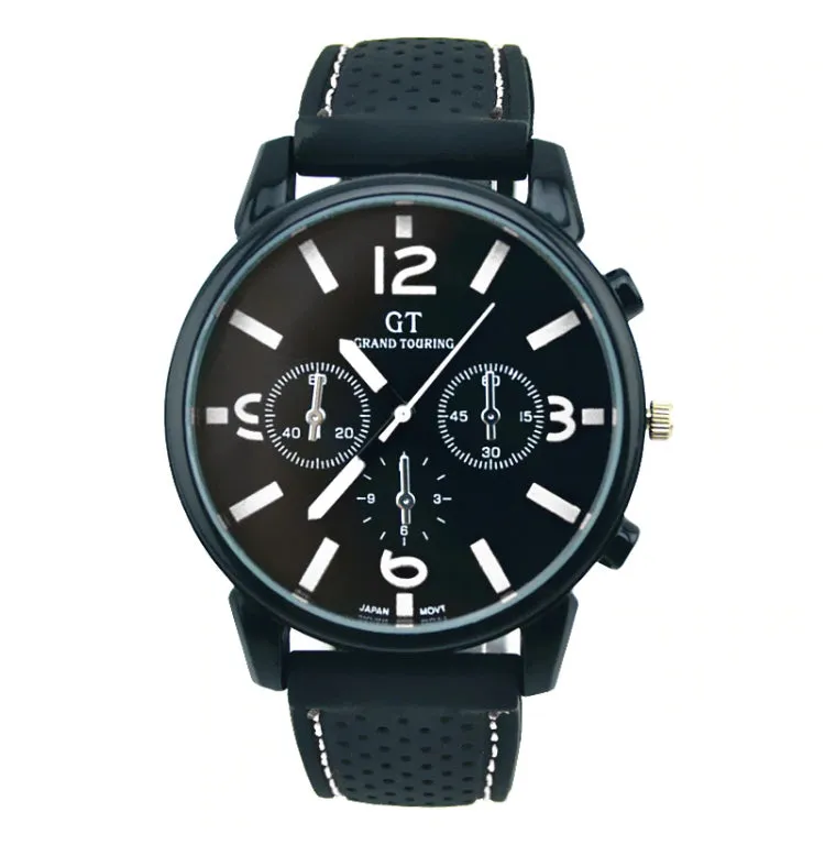 Men's GT Racing Style Wrist Watch in Four Colors