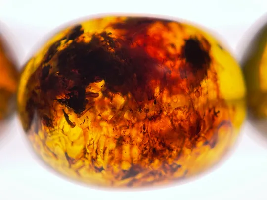 Mexican AMBER Crystal Bracelet - Beaded Bracelet, Handmade Jewelry, Healing Crystals and Stones, 48445
