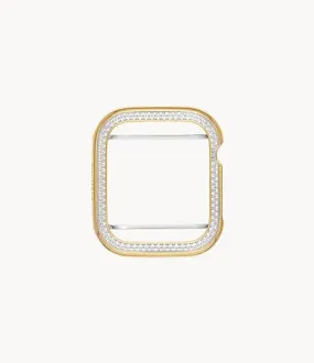 Michele Series 7 and 8, 41MM Diamond Case For Apple Watch in 18K Gold-Plated