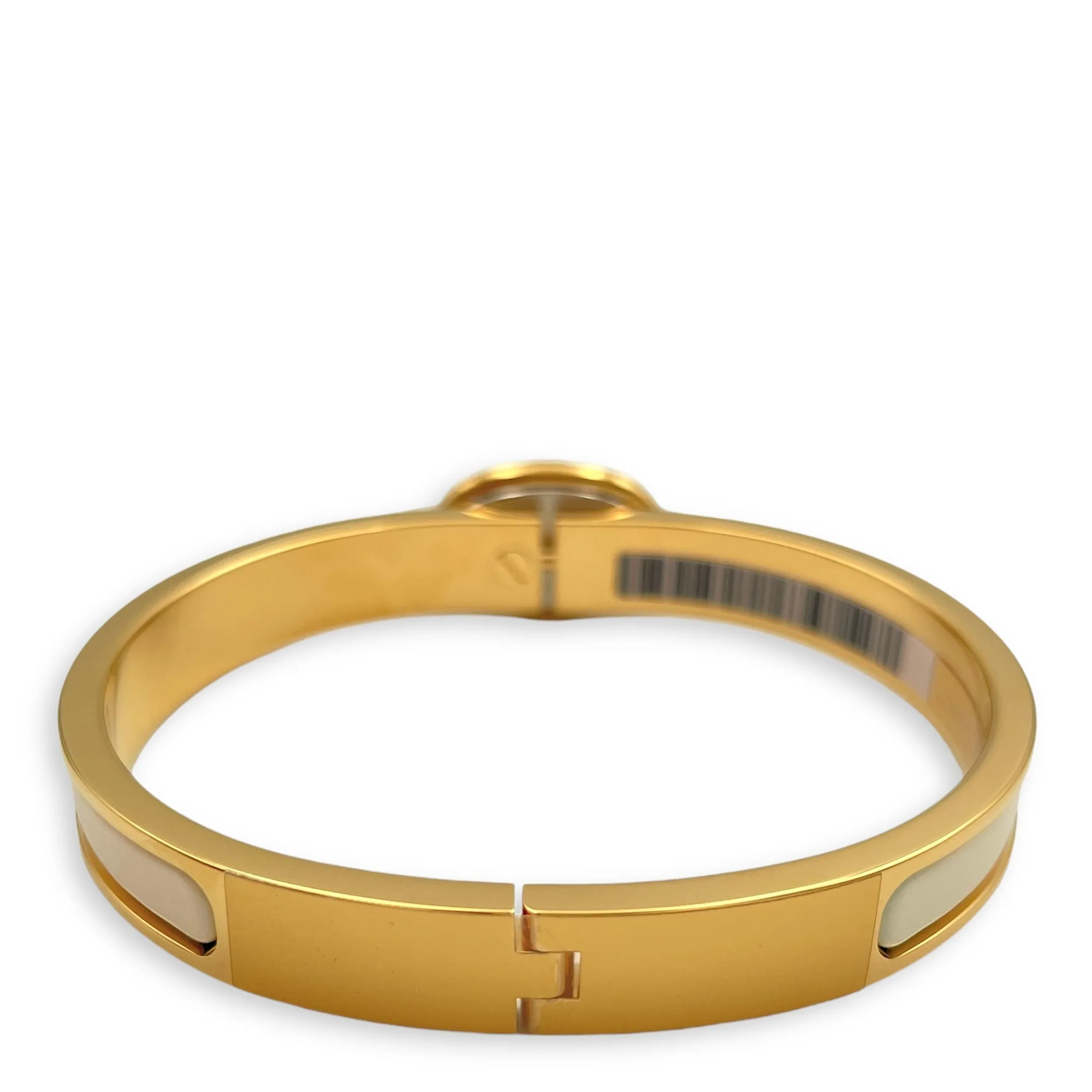 Mini Clic Chaine D'ancre PM Creme Bracelet, Gold hardware