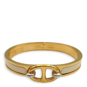Mini Clic Chaine D'ancre PM Creme Bracelet, Gold hardware