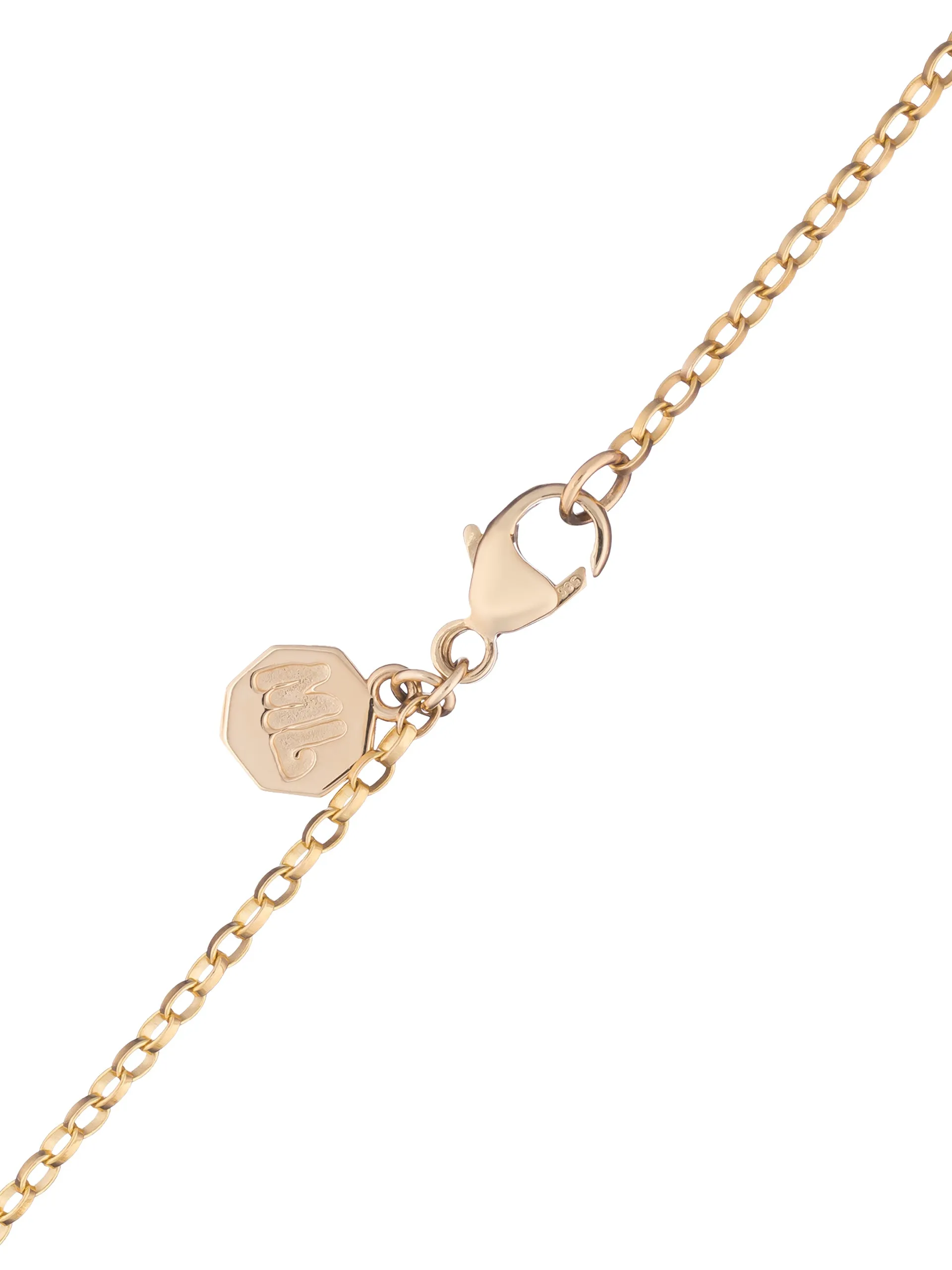 Mini Porte Bonheur necklace in ruby