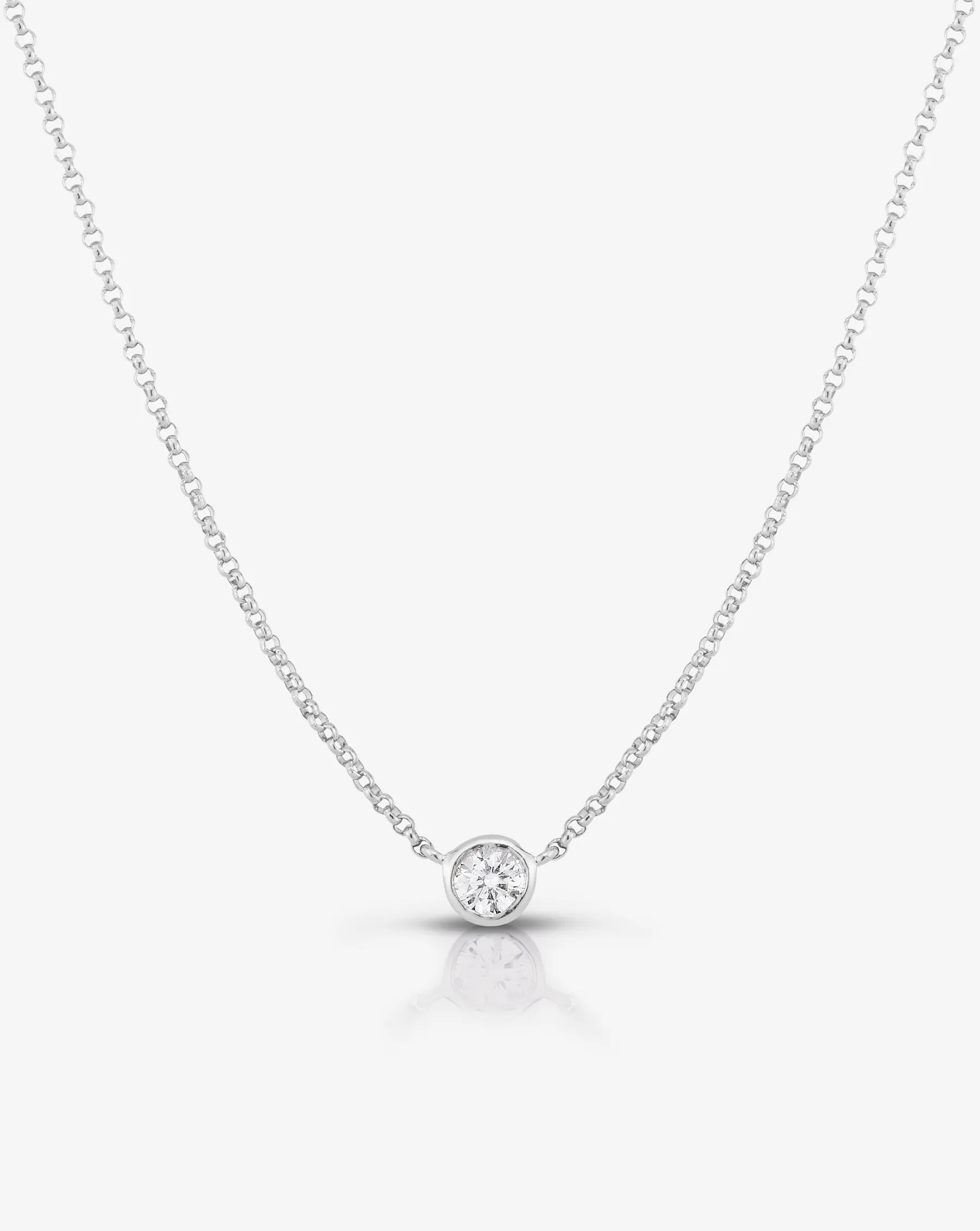 Mixed Shapes Diamond Pendant Necklace