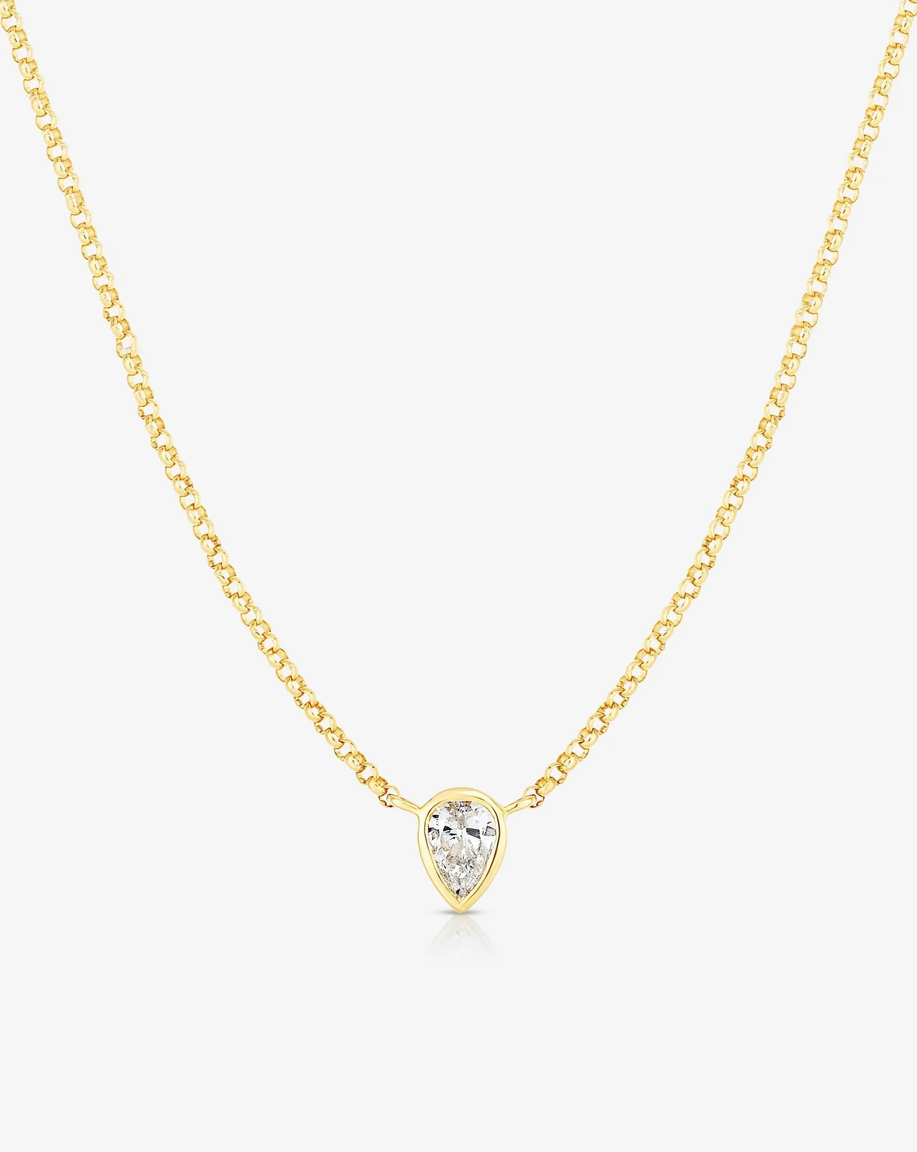 Mixed Shapes Diamond Pendant Necklace