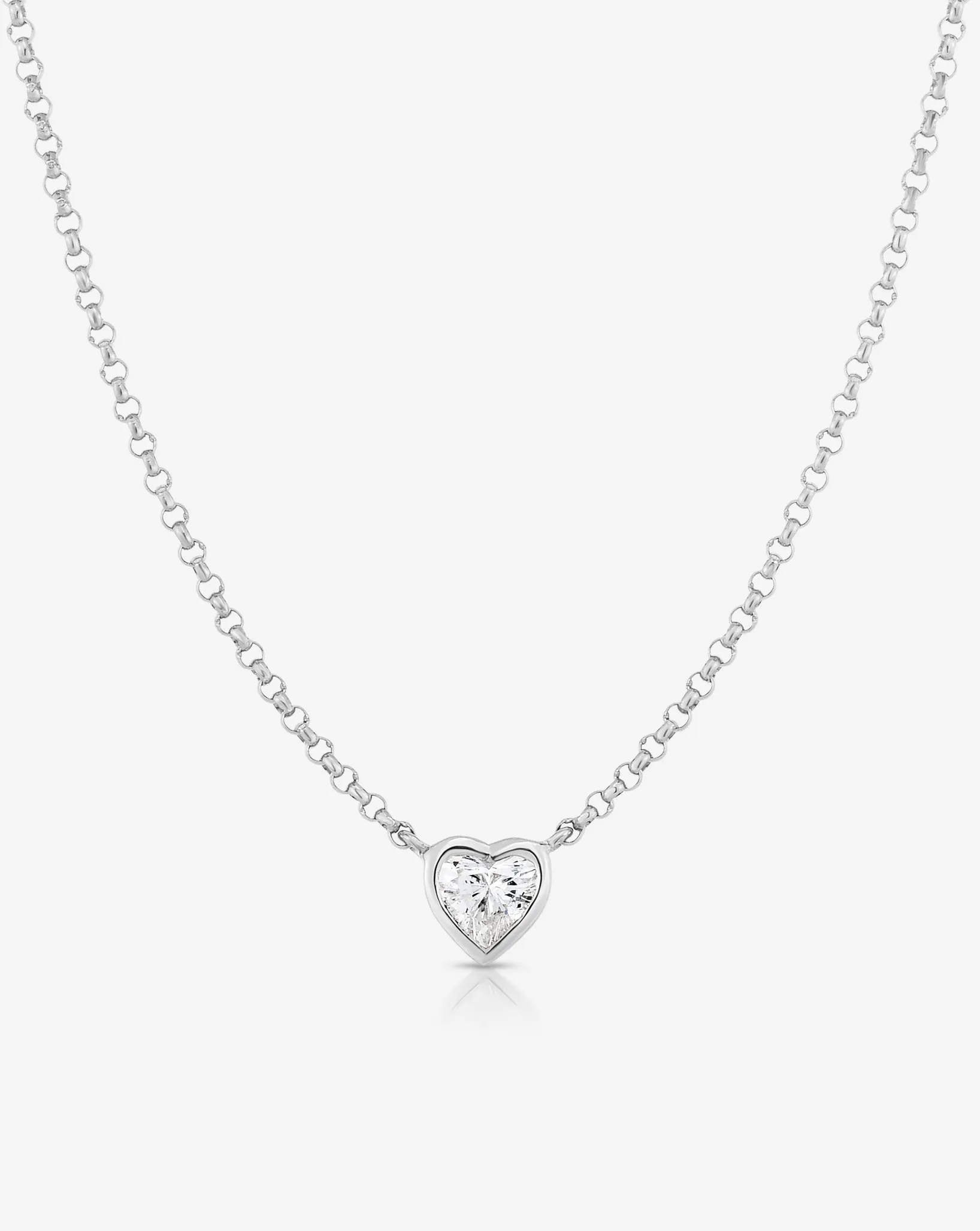 Mixed Shapes Diamond Pendant Necklace