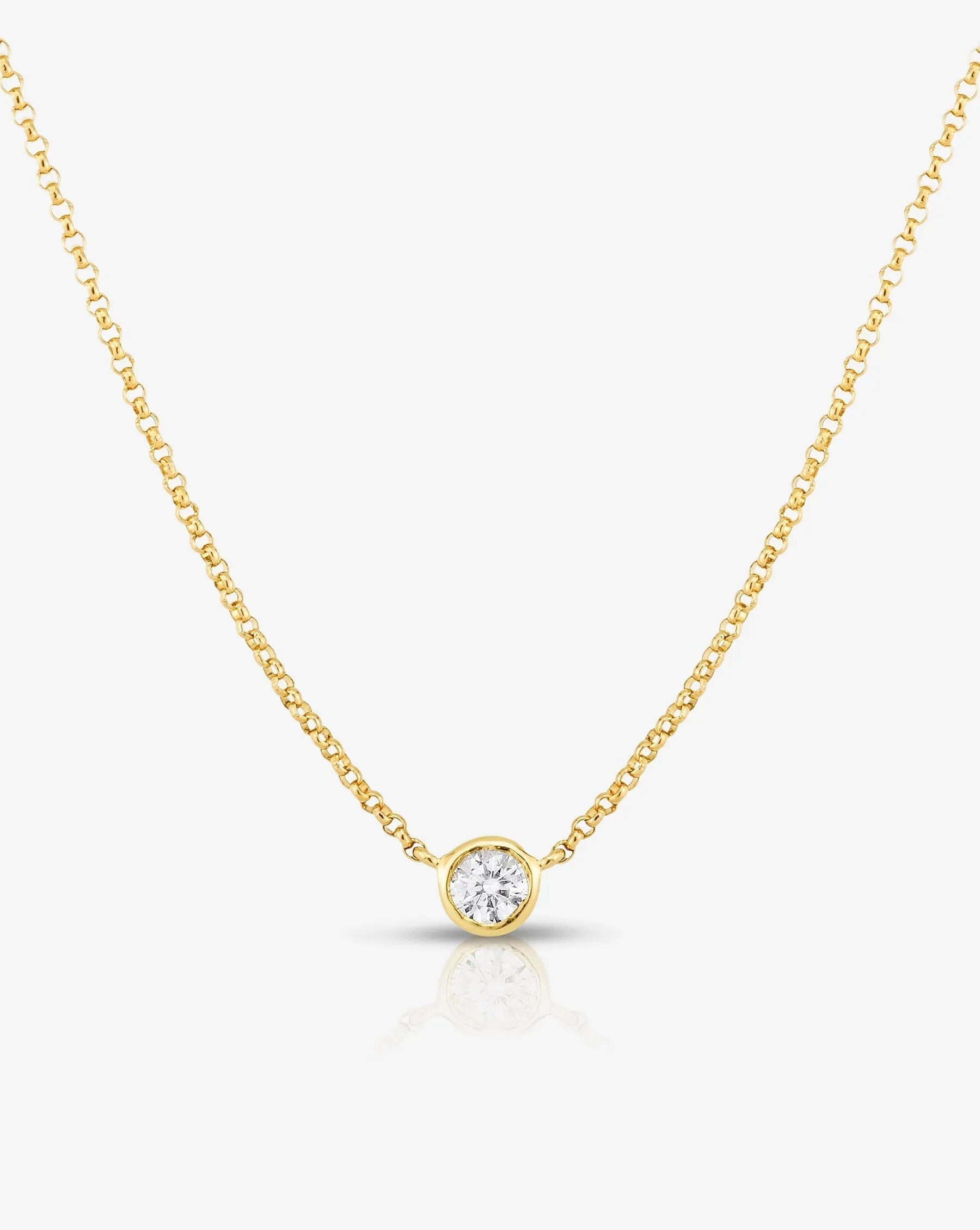 Mixed Shapes Diamond Pendant Necklace