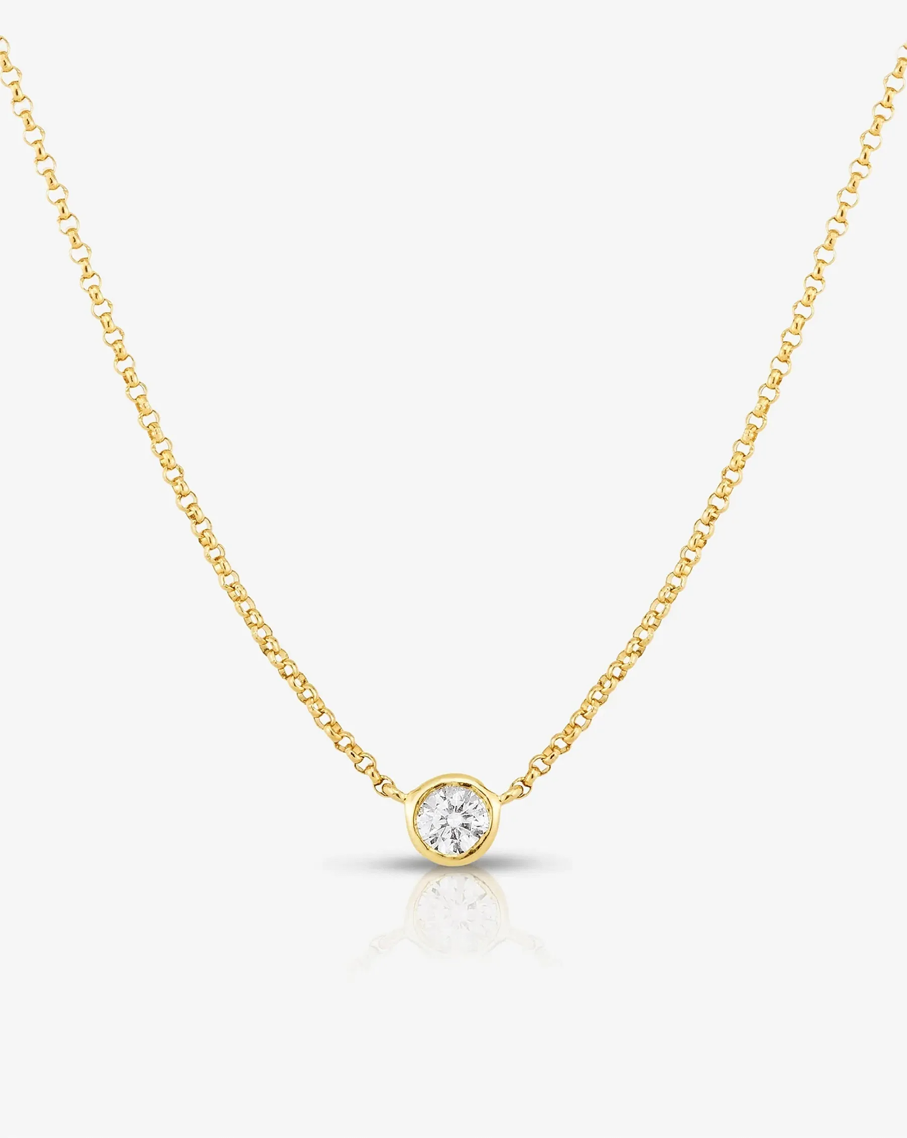 Mixed Shapes Diamond Pendant Necklace