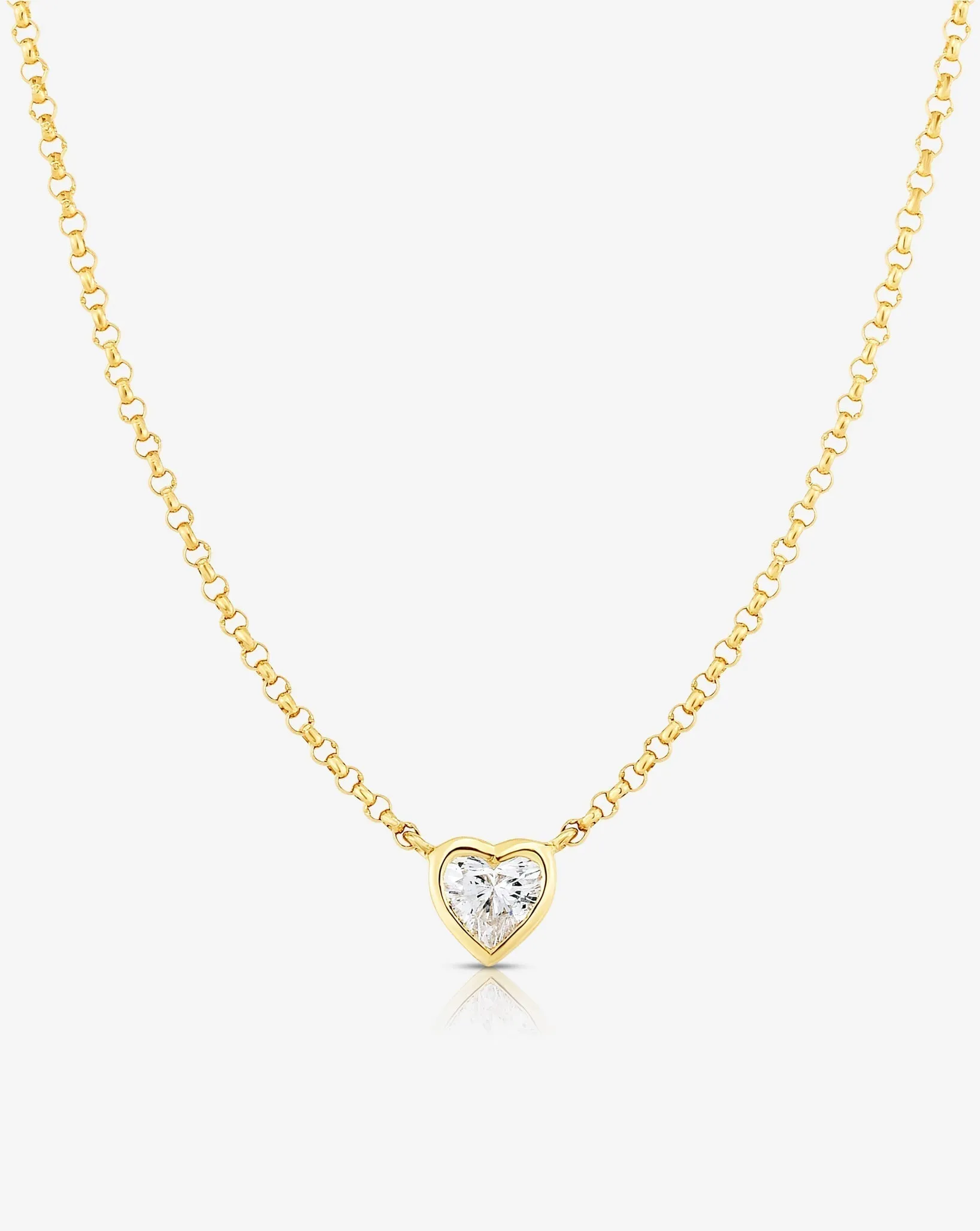 Mixed Shapes Diamond Pendant Necklace