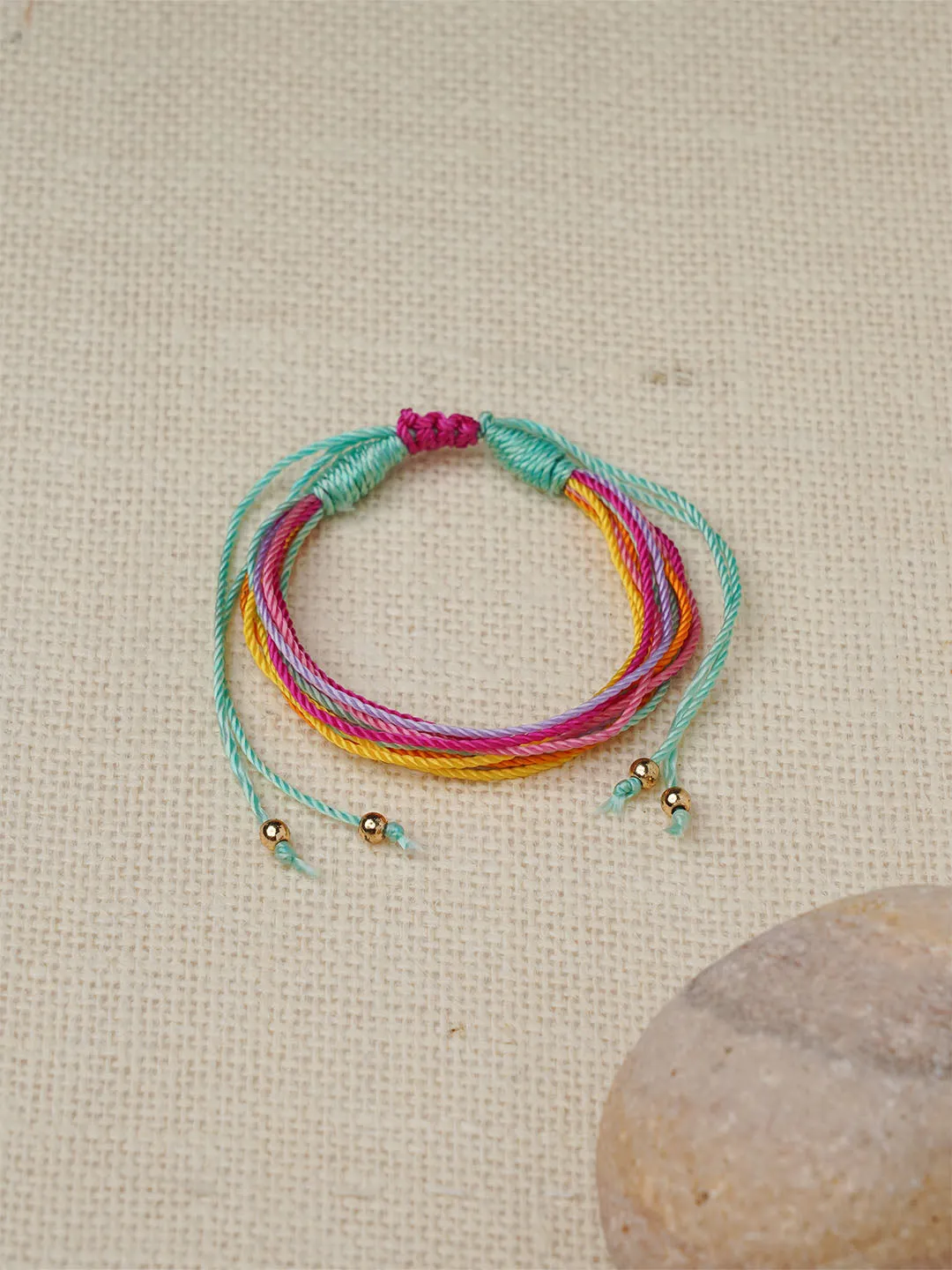 Multi thread bracelet