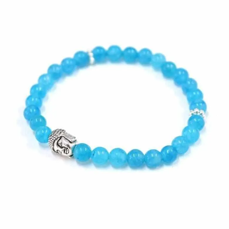 Namaste Chakra Elastic Tiger Eye Bracelet - Thailand