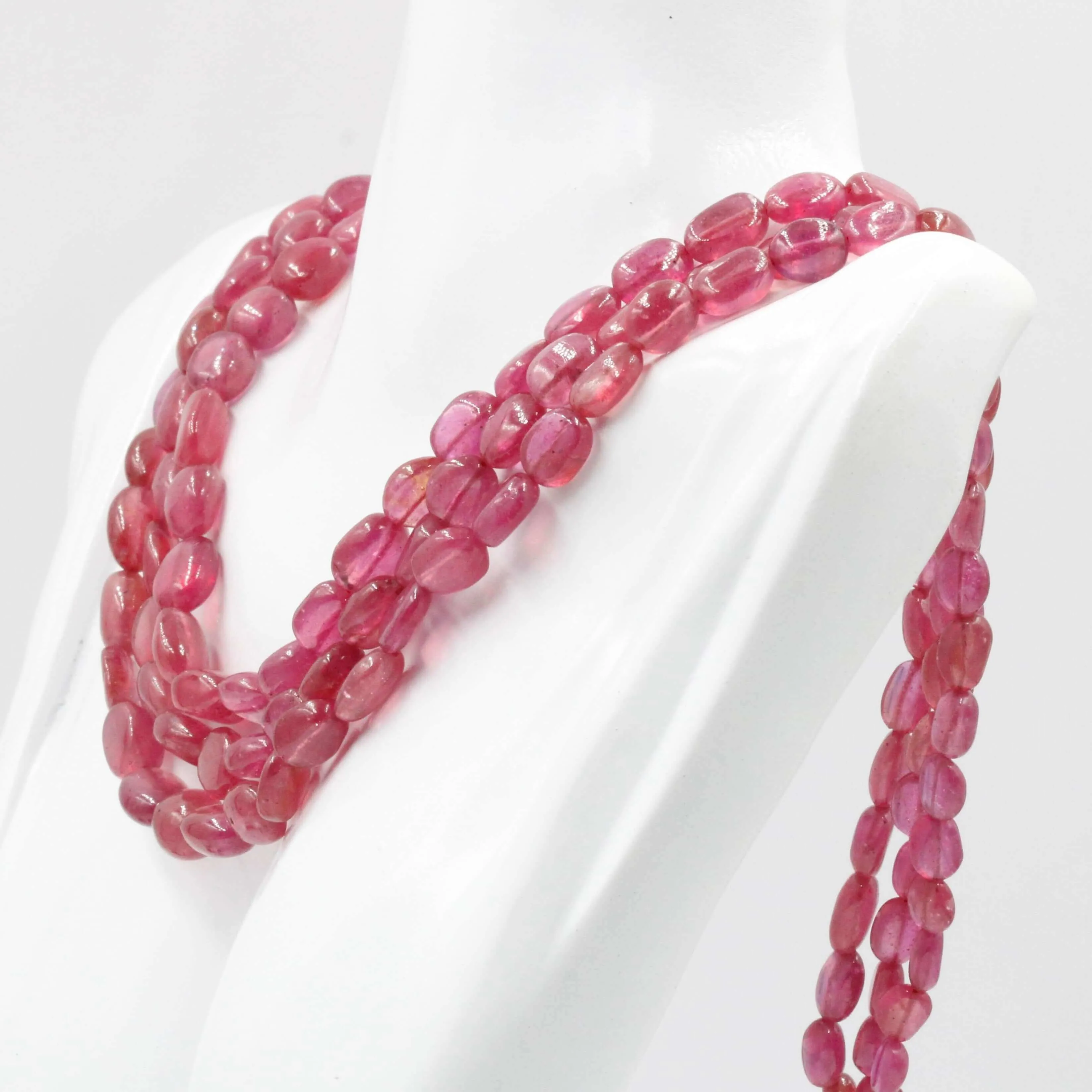 Natural Ruby Necklace Genuine Ruby Beaded Gemstone Necklace Indian Necklace Real Ruby Sarafa Gemstone Necklace SKU 6142825