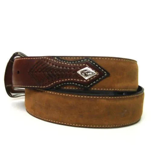 Nocona Top Hand Diamond Brown Belt N2475444