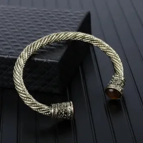 Nordic Viking Bracelet - Geometric Stone Bracelet for Women