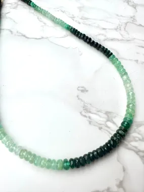 Ombre Emerald Necklace