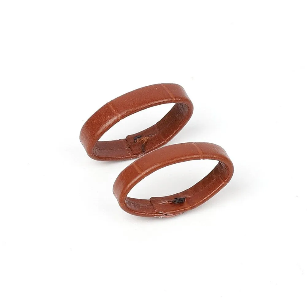 Pair of Leather Watch Strap Band Keepers Loops Compatible with the Walkabout Watch 2