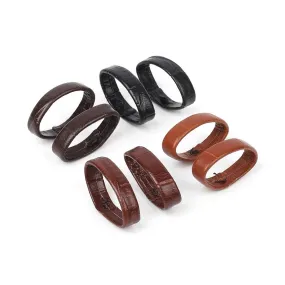Pair of Leather Watch Strap Band Keepers Loops Compatible with the Walkabout Watch 2