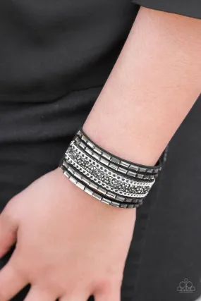 Paparazzi Bracelet ~ Less Bitter, More Glitter! - Black