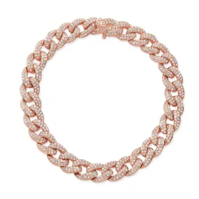 Pave Diamond Small Link Bracelet